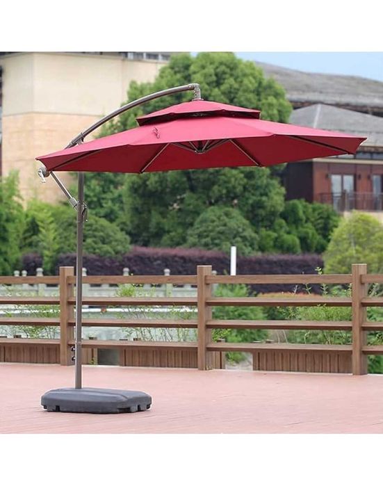 Градински чадър с чупещо рамо