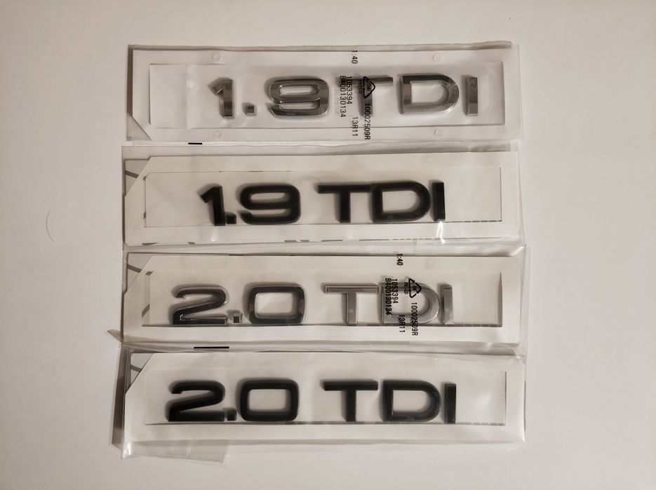 Задна Емблема/Стикер за Audi Q3/Q5/Q7 1.8T 2.0T 3.0T и BMW X1/X3/X5/X6