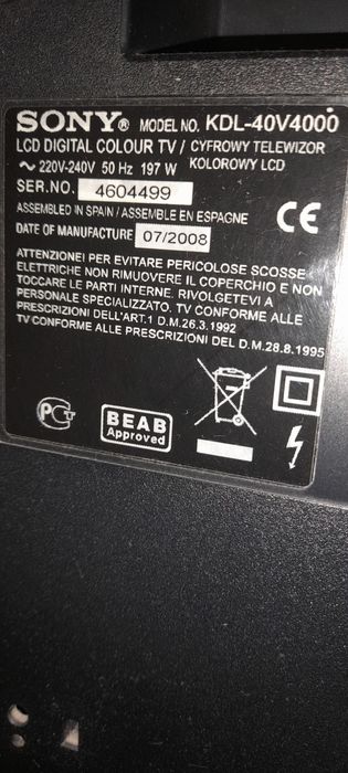 Телевизор sony bravia