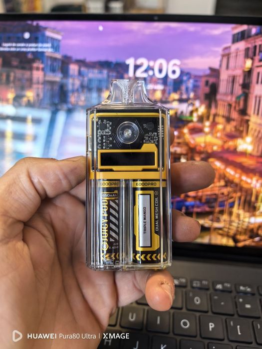 Pachet 2 Bucati Vape 6000 Puffs Jucy Pod  Reincarcabil Oferta