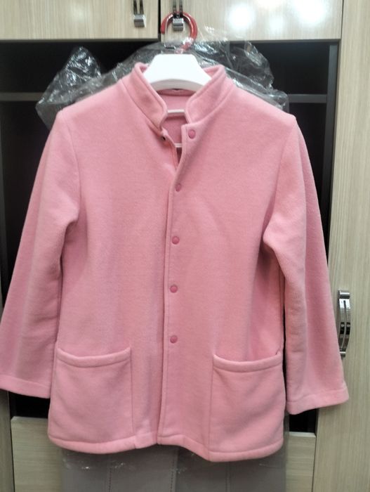 Флисовая кофта на кнопочной застежке