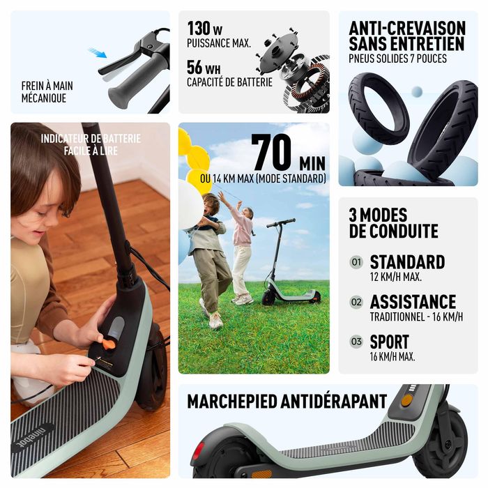 Trotinetă electrică Segway Ninebot C2 - produs resigilat Decathlon