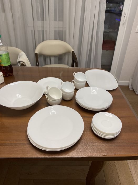 Luminarc  Белый чайно столовый сервиз