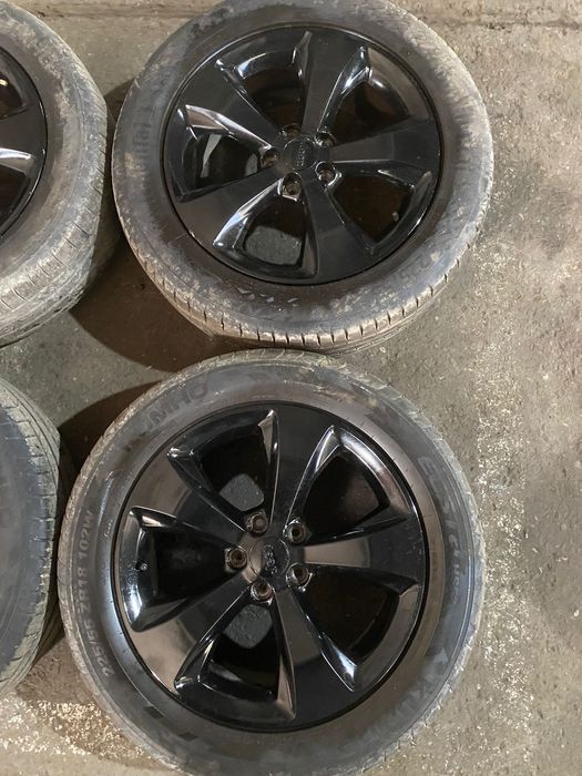 Set jante aliaj pe 18 cu senzori de presiune 22374B 18x7.J ET 41 pentru Jeep Cherokee 2016