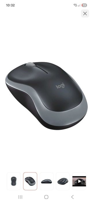 Мышь Logitech M185 серый
