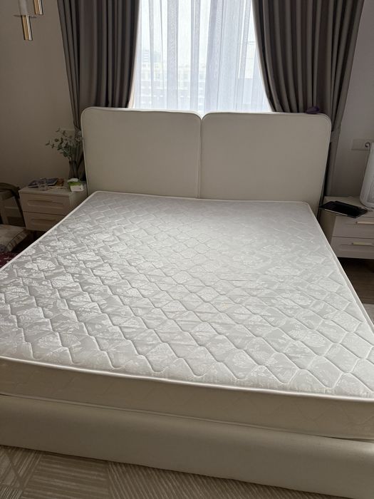 Кровать+экоматрас+наматрасник