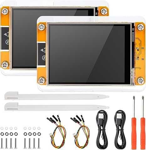 ELEGOO 2-Pack ESP-32 2.8 Inch Touch Screen Display