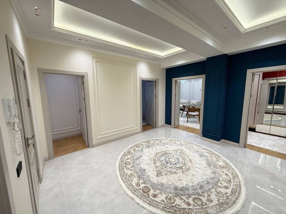 Срочно продается 4х ком кв-ра, ЖК Темир йул, ор-р: ул.Махтумкули,128м²