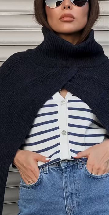 Продам стильное пончо, турецкого производства