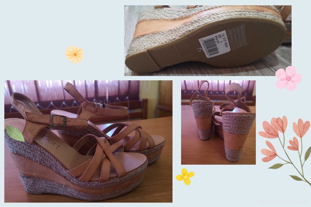 Доставка до СПИДИ АВТОМАТ 2,14€ - 3 чифта Сандали, номер 38