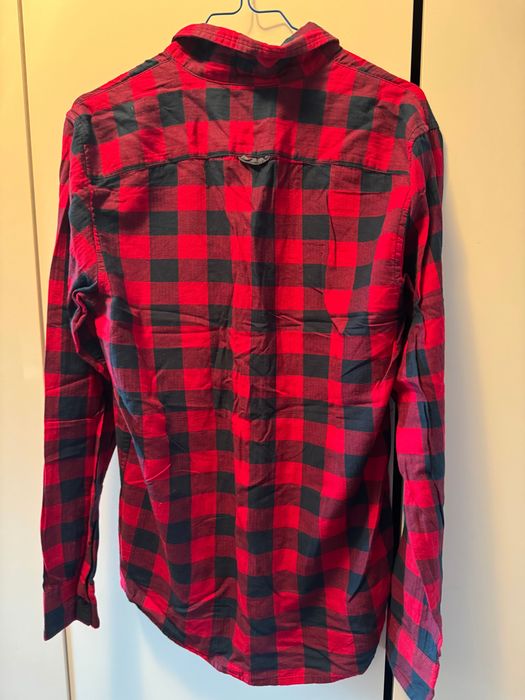 Cămașa Pull & Bear, bărbați, în cu carouri, mărimea S