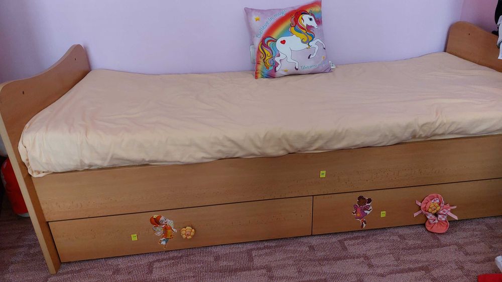 Детско легло комбинирано/кошара/люлка/бюро на Бертони