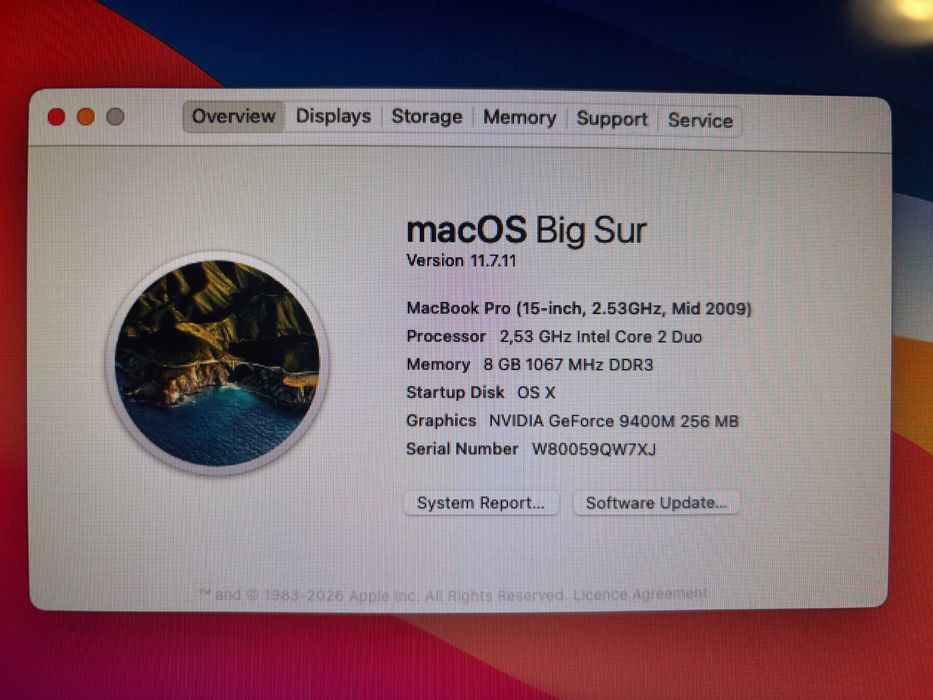 Macbook Pro A1286 15" Perfect functional