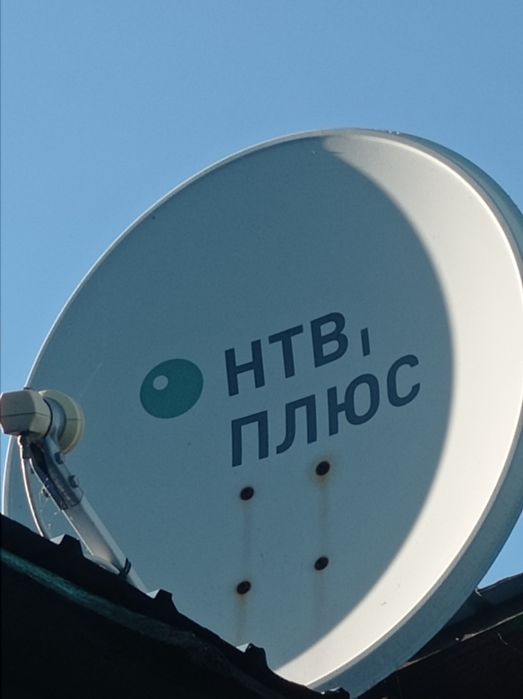 Тарелка спутниковая с ресивером