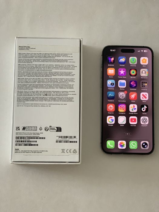 Айфон 14про мах в идеальном состоянии