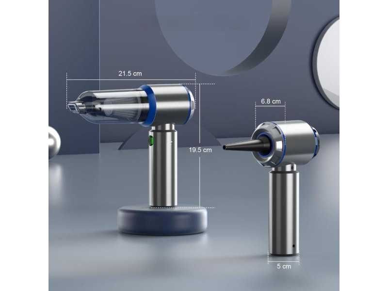 Преносима Мини Прахосмукачка Qeensun ST-6653Plus, 18000Pa