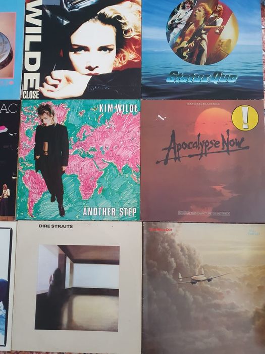 Discuri vinil Fleetwood Mac Dire Stratis Chris Rea Pet Shop Boys  Kim Wilde Pink Floyd  Billy Idol  Phil Collins  Van Halen Kate Bush  Sade, Bollywood