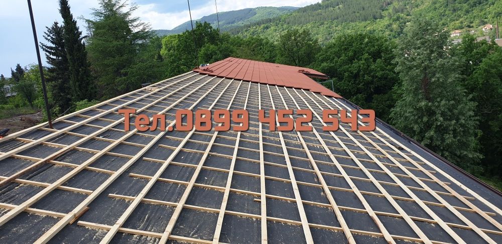 Ремонт на покриви Кричим