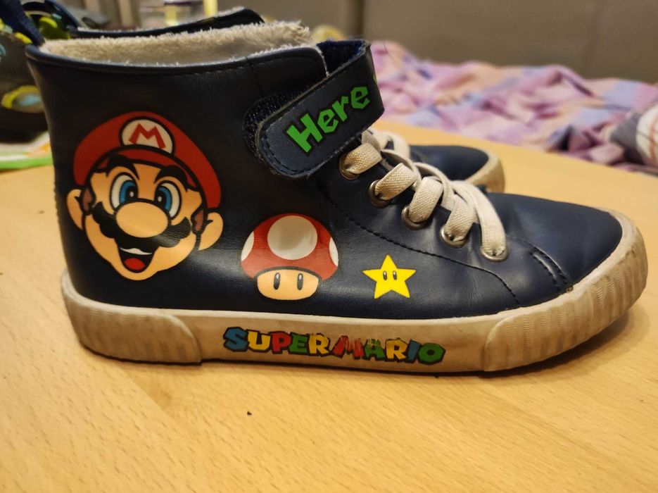 Детски пролетно летни кецове  Super Mario