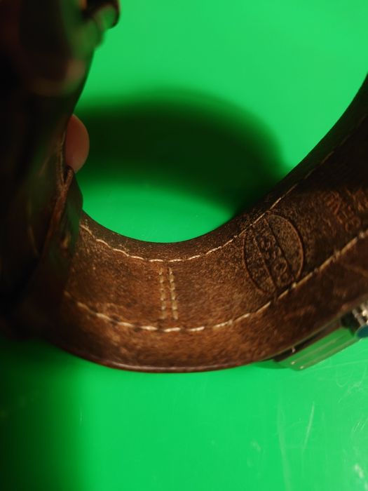 Ceas Fossil curea lata, piele autentică