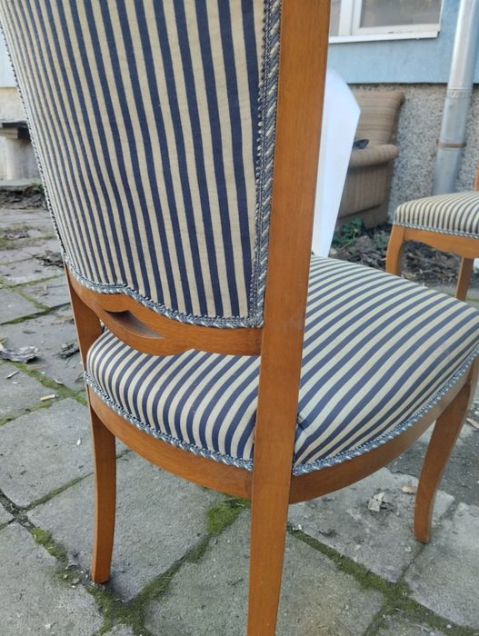 4бр италиански стола от масивно дърво