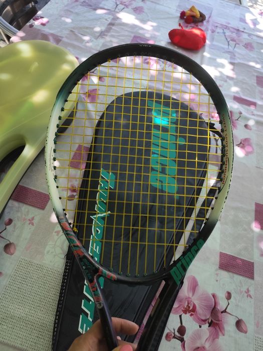 Тенис ракета с кожен калъф Prince 45лв