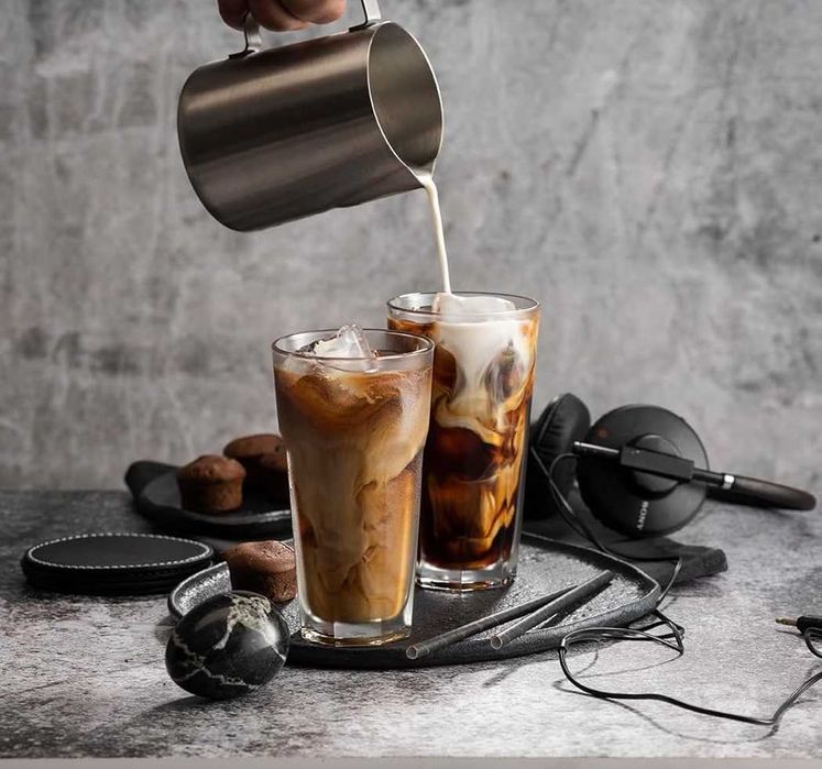 Комплект чаши от стъкло за вода, безалкохолно, фрапе и коктейли 6бр