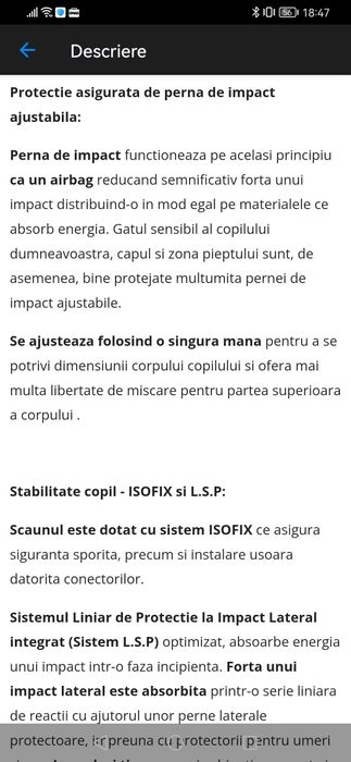 Scaun  masina Cybex  15 - 36  kg