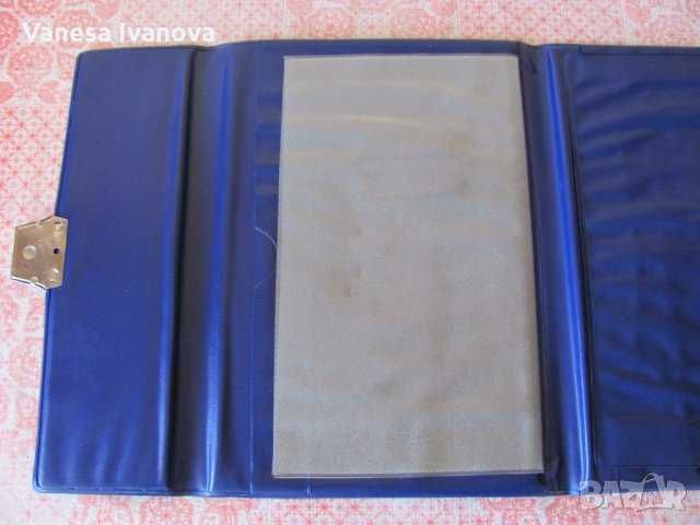 Папка - чанта Тъмносиня