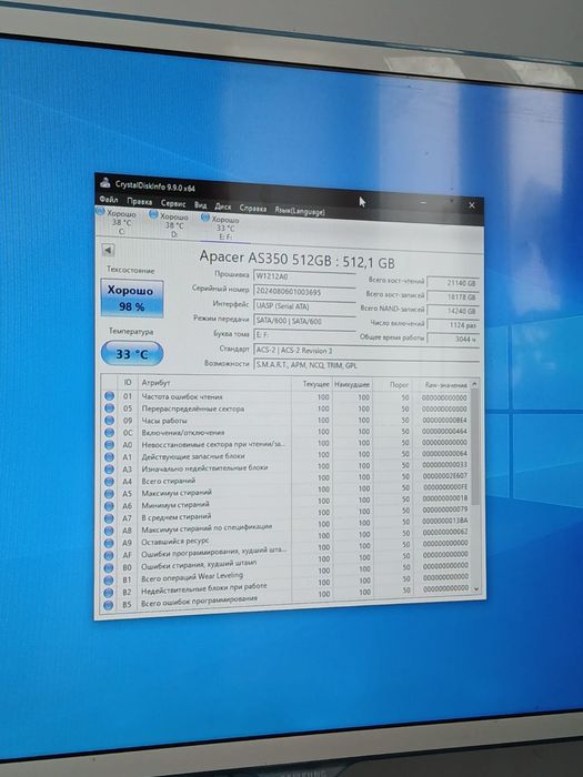 Apacer Ssd 512gb Ссд 512гб