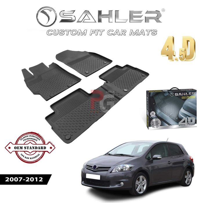 Гумени стелки за Toyota Auris / Тойота Аурис / 2007-2012