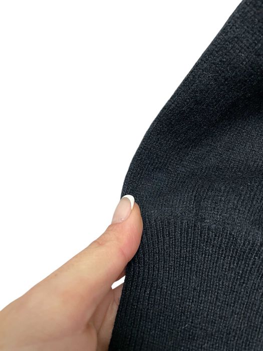 Дамски кашмирен пуловер L / XL 100% КАШМИР черен