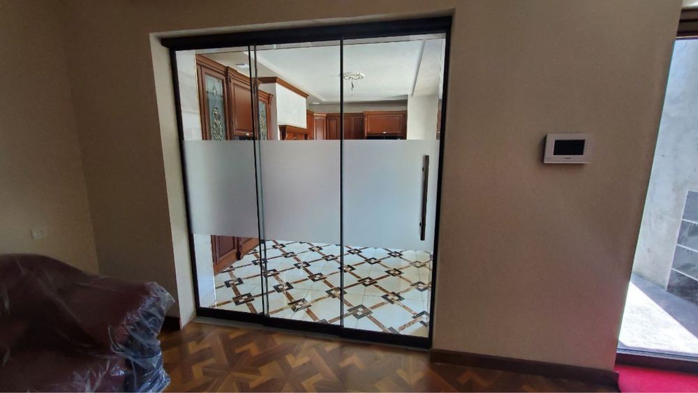 Rombik Oynalar Vitraj Dush kabina