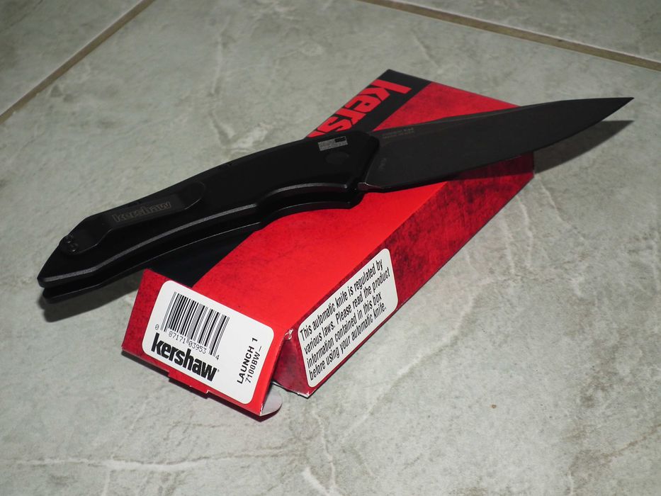 Briceag original Kershaw Launch 1 K-7100BW otel CPM 154 (Made in USA), nou, cutie