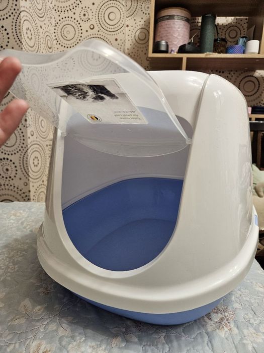 Кошачий лоток, закрытый
