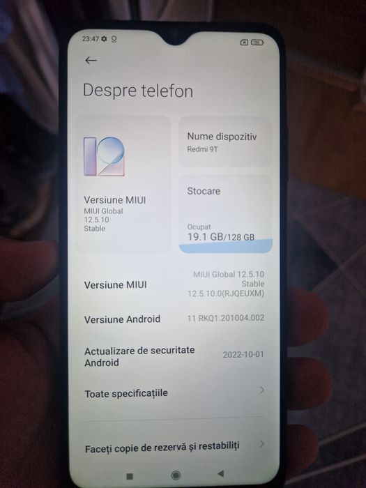 Vand xiaomi redmi 9T