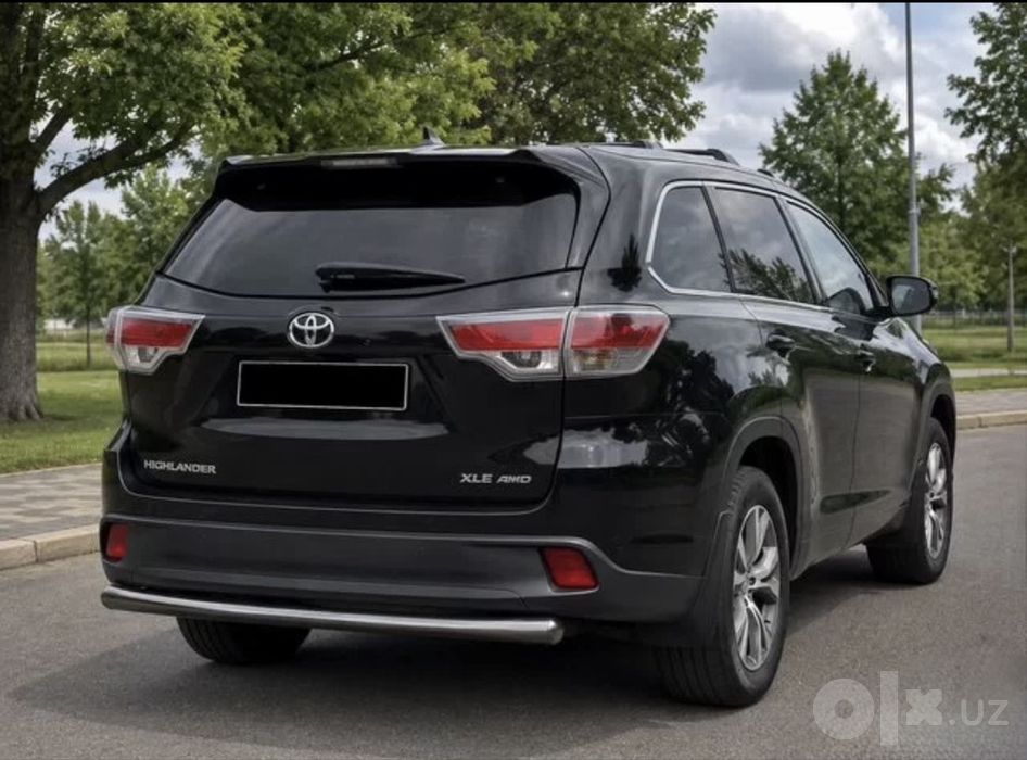 Защита бампера Toyota Highlander 3 и Rav4 3 4