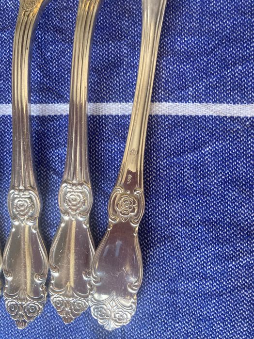 МНЦ Руски посребрени вилици модел сребърна роза
