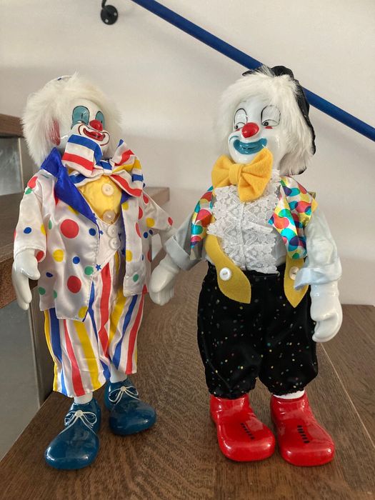 Clovni portelan cu muzicuta.