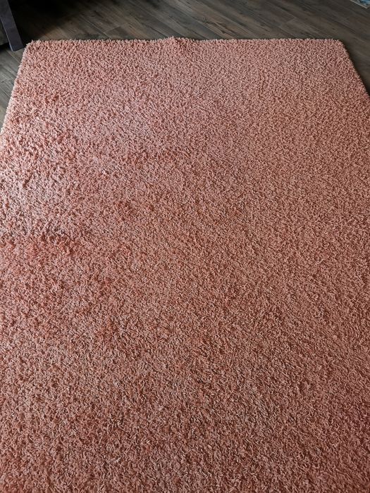 Covor Shaggy 195x296 cu fir lung, pufos 2.5cm gros. culoare