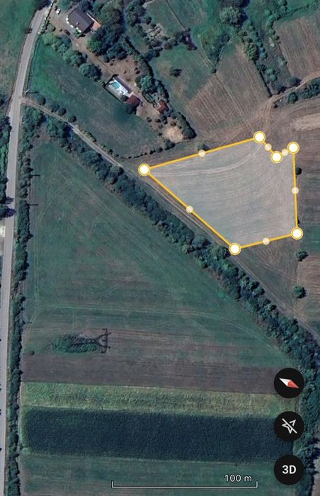 Teren intravilan 4700m2 Culcea periferie, Com. Sacalaseni - parcelabil
