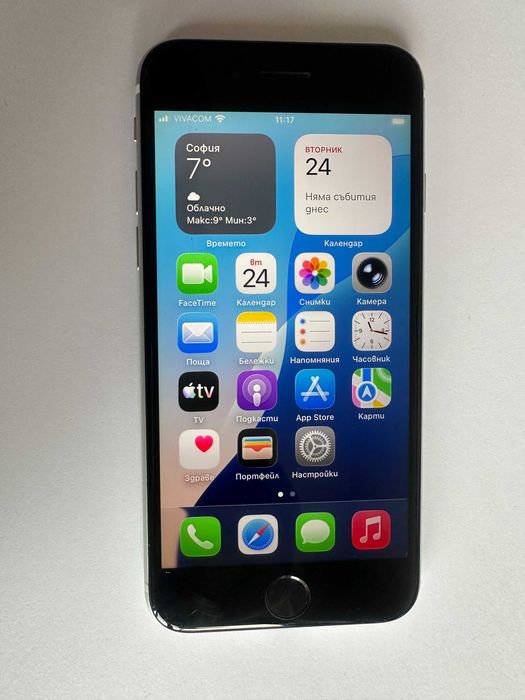 iPhone SE 2020 - БЯЛ - 64GB - Фабрично Отключен - НОВА БАТЕРИЯ !!!