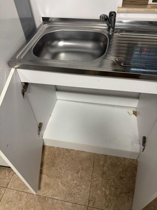 Chiuveta Inox cu baterie si masca