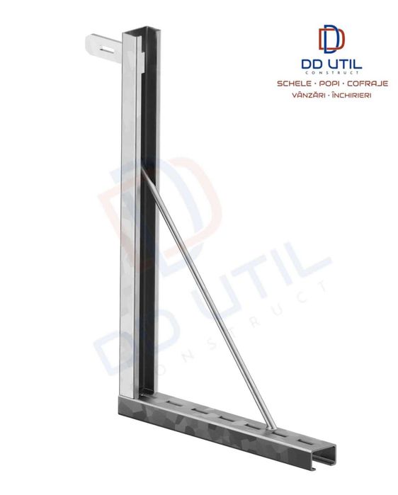 Cravate zincate stalp, juguri cofrare stalp, coltare cofraj 15/45 cm