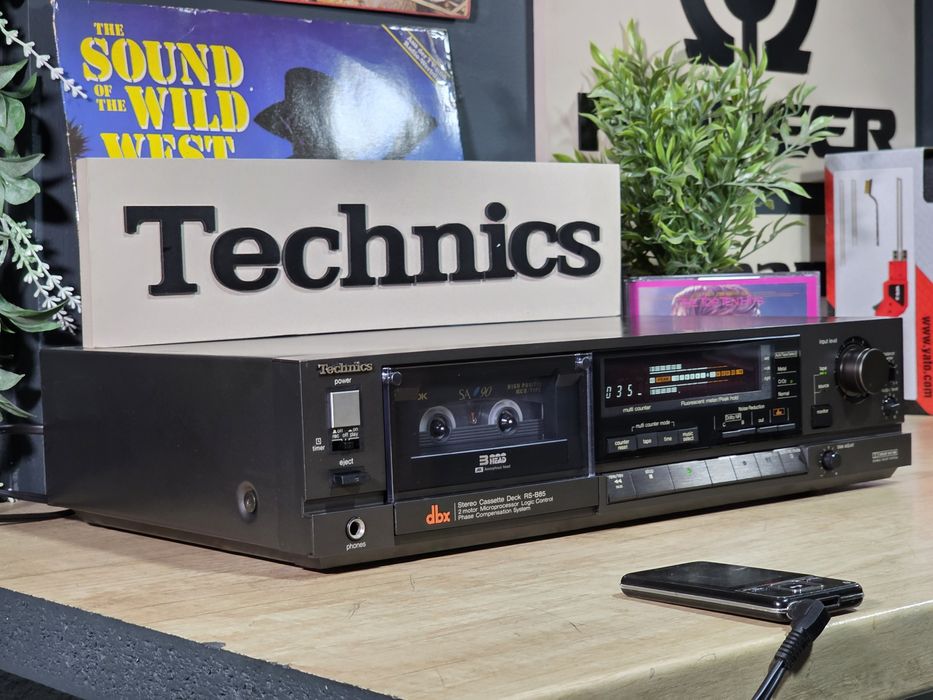 Casetofon deck TECHNICS RS-B85, 3 head, DBX cap amorphous head AX, made in Japan