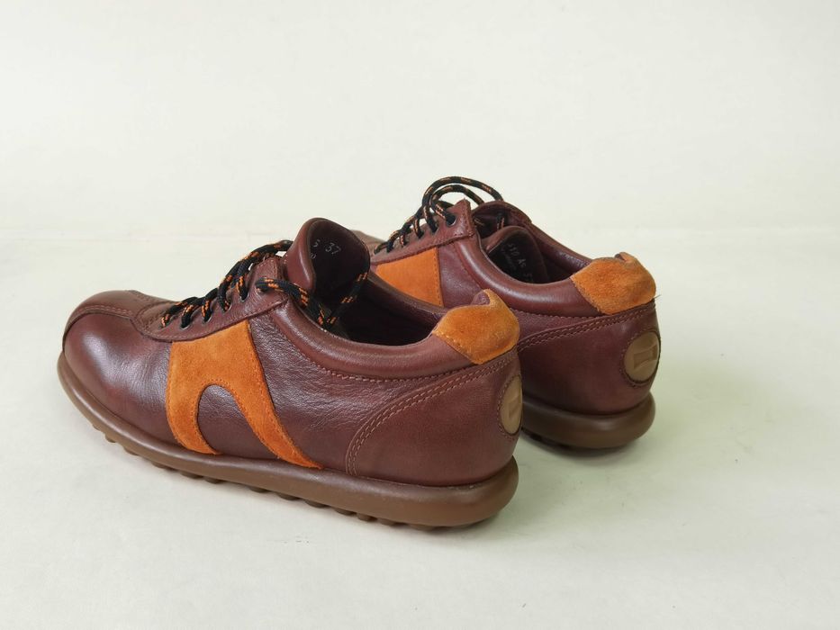 Ghete piele naturala bocanci  dama 37 38 Camper - Vintage ca Noi