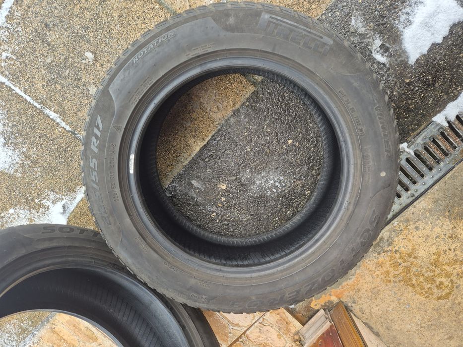 Vând cauciucuri 225/55/17  M+S 2buc imp Germania