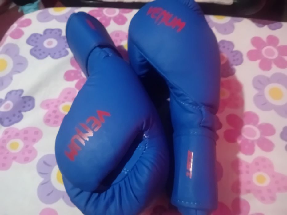 Mănuși box VENUM contender 2.0 albastre OZ 12