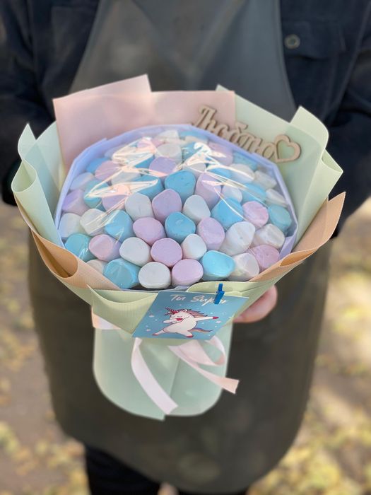 Букет из маршмеллоу