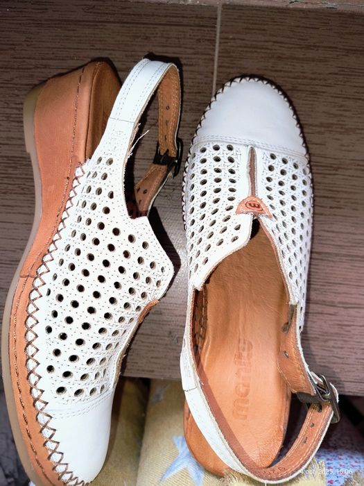 Sandale piele int/ext cusute 24 cm m.37